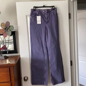 brand new never worn purple zara jeans!!! super cute and fun statement jeans!!